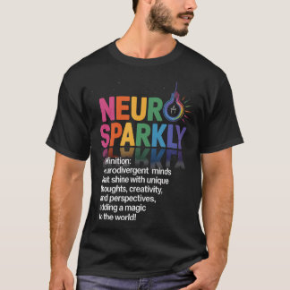 T-shirt Définition Neurosparkly Esprits Créatifs Uniques