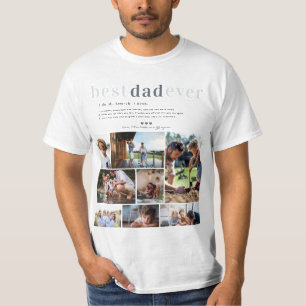 T-shirt Définition papa 8 Photo personnalisée