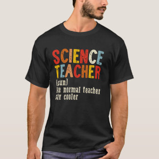 T-shirt Définition rétro d'enseignant de science drôle