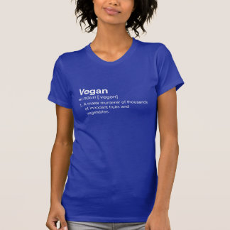 T-shirt Définition végétalienne