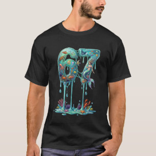 T-shirt Dégoulinant 67 Sirène 6 7 Animaux de l'Océan Sous