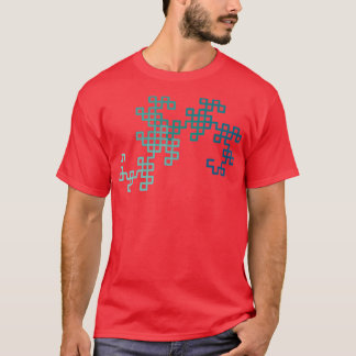 T-shirt Dégradé de 8 marches de la courbe du dragon