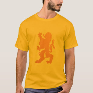 T-shirt Dégradé Orange Doré Lion de Bavière
