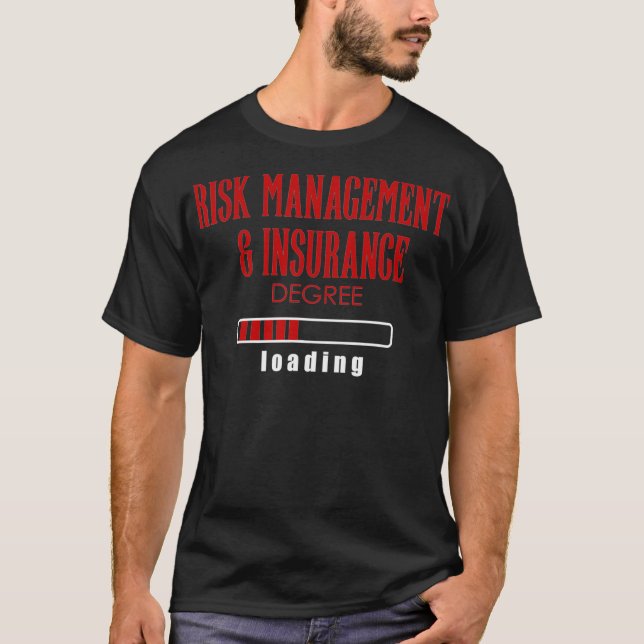 T-shirt Degré d'assurance gestion des risques Chargement (Devant)
