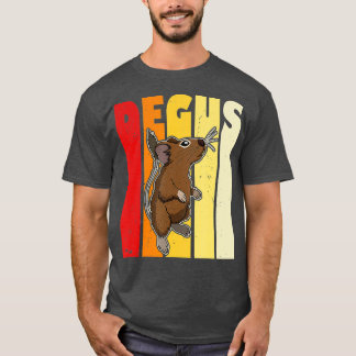 T-shirt Degré rongeur animal mignon dire arbuste rat degus