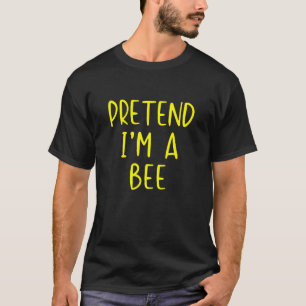 T-shirt Déguisement d'abeille prétend Halloween drôle simp