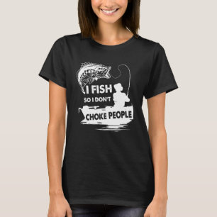 T-shirt Déguisement de pêcheur qui étrangle les gens
