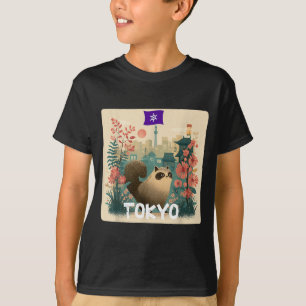 T-shirt Déguisement de Raton Laveur Animal Toxyko Drôle po