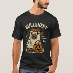 T-shirt Déguisement de vache drôle d'Halloween Bullsheet B