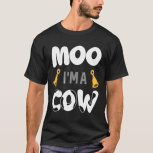 T-shirt Déguisement de vache pour Halloween Moo Im
