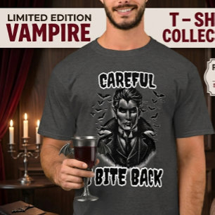 T-shirt Déguisement de Vampire Drôle d'Halloween "Attenti