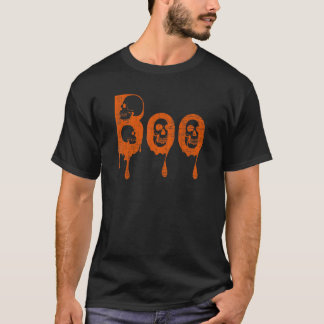 T-shirt Déguisement d'Halloween Crânes Boo