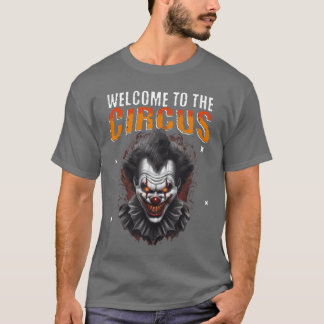 T-shirt Déguisement d'horreur de clown de cirque effrayant