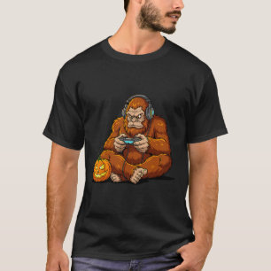 T-shirt Déguisement drôle de Bigfoot Halloween pour joueur