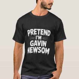 T-shirt Déguisement drôle de Gavin Newsom pour Halloween P