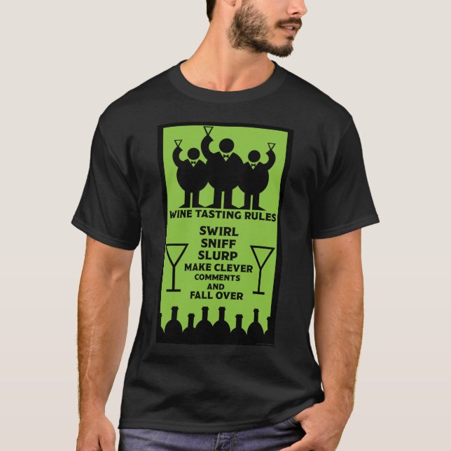 T-shirt dégustation de vin (Devant)