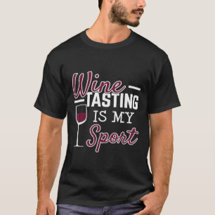 T-shirt Dégustation De Vins Sport Boire Vin