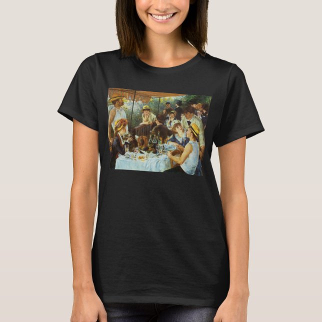 T-shirt Déjeuner de la fête nautique par Pierre Renoir (Devant)