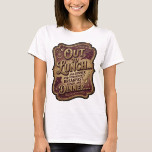 T-SHIRT DEJEUNER ET DINER ET PETIT DEJEUNER DE DEMAIN L