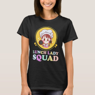T-shirt Déjeuner Lady Cafeteria Crew Squad School Déjeuner