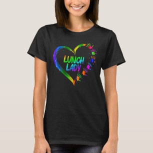 T-shirt Déjeuner Lady School Cafétéria Life Funny Cute Val