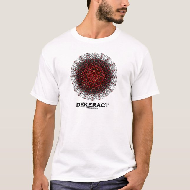 T-shirt Dekerat (10-Dimensional Hypercube) (Devant)