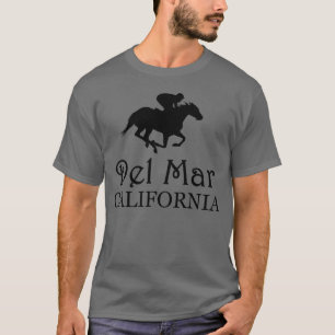 T-shirt Del Mar California Horse Racing drôle