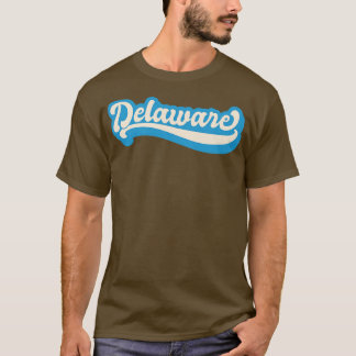 T-shirt Delaware Retro 1