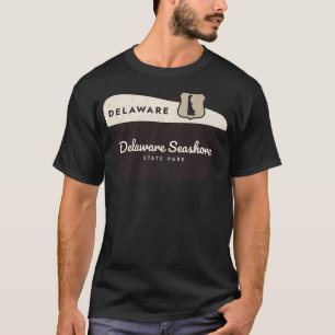 T-shirt Delaware Seashore State Park Delaware Affiche de b