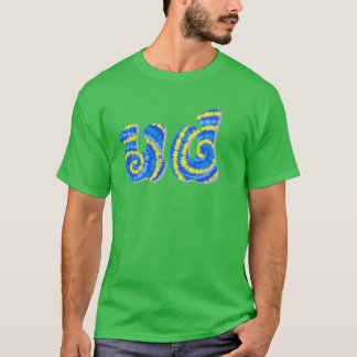 T-shirt Delaware tie dye surdimensionné