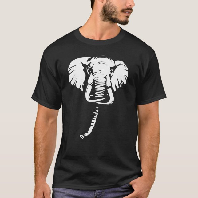 T-shirt d'éléphant (Devant)