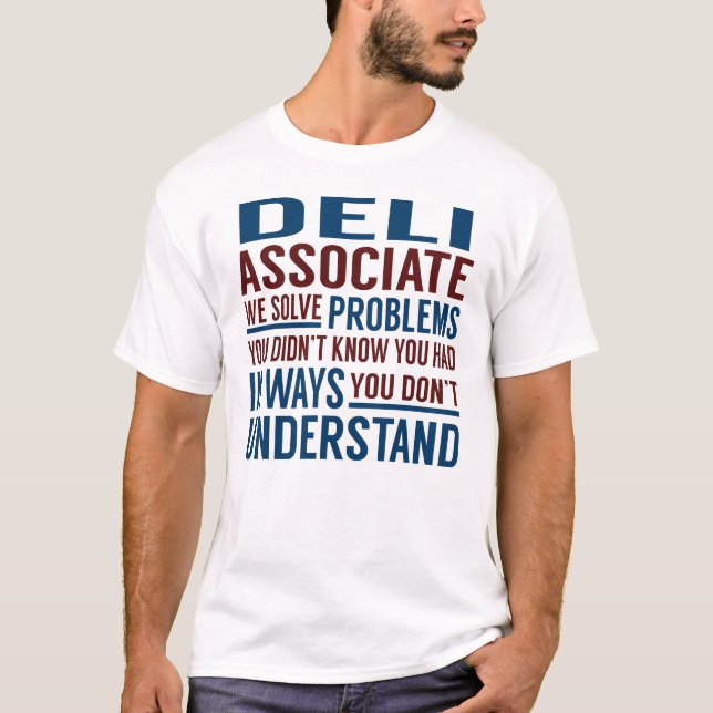 T-shirt Deli Associer des problèmes de résolution (Devant)