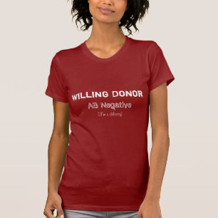 T-shirt Délicatesse disposée du donateur ab
