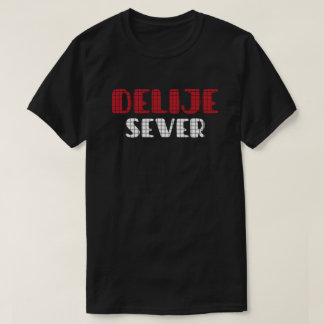 T-shirt Delije Sever Crveno Belo