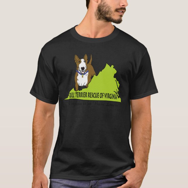 T-shirt Délivrance de bull-terrier de LOGO de VA (Devant)