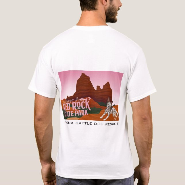 T-shirt Délivrance de chien de bétail de l'Arizona - parc (Dos)