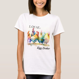 T-shirt Délivrante locale d'oeufs pour femmes Tee