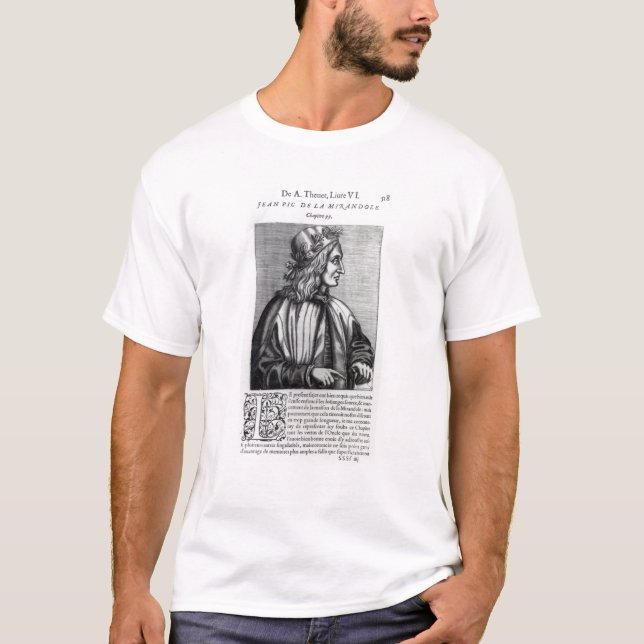 T-shirt Della Mirandola de Giovanni Pico, de (Devant)
