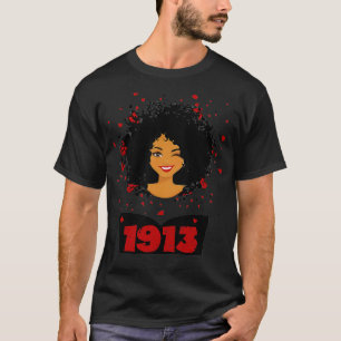 T-shirt Delta 1913 Femmes Sororité Sigma Ami Paraphéral