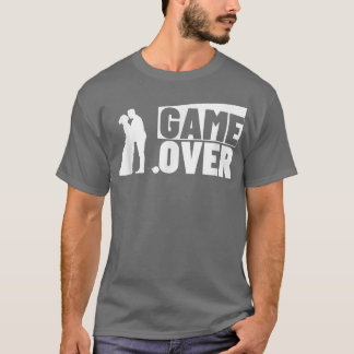 T-shirt Demande en mariage Game Over Enterrement de vie de