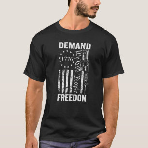 T-shirt Demande Liberté Nous Le Peuple AR15 2e Amendement