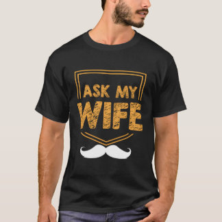 T-shirt Demander à mon père Sarcasm papa