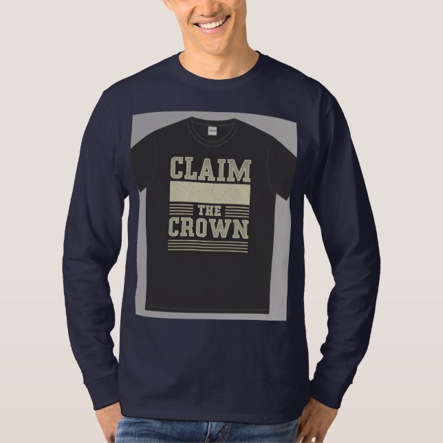 T-shirt "Demandez à la Couronne." (Devant)