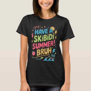 T-shirt Demandez À Skibidi Summer Bruh Gen Alpha Slang Ens