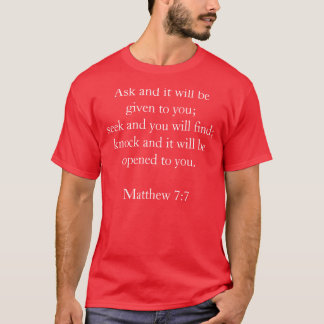 T-shirt Demandez et il vous sera donné