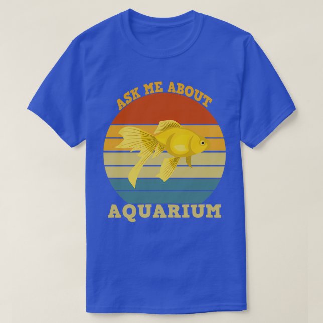 T-shirt Demandez-moi à propos de la conservation d'aquariu (Design devant)