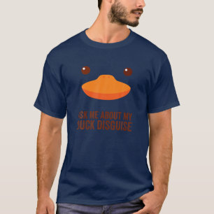 T-shirt Demandez-Moi À Propos De Mon Canard Discamper Drôl