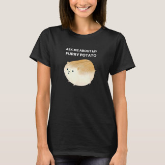 T-shirt Demandez-moi à propos de mon hamster de pomme de t