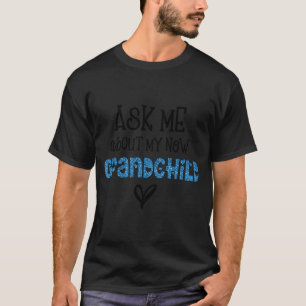 T-shirt Demandez-moi à propos de mon nouveau Granhild bleu