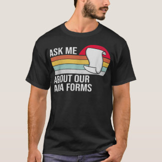 T-shirt Demandez-Moi À Propos De Notre Ama Forms Funny Nur